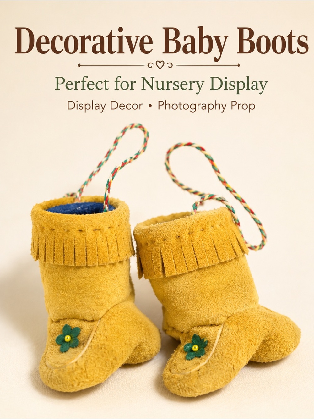 Decorative Baby Boots – Perfect for Nursery Display